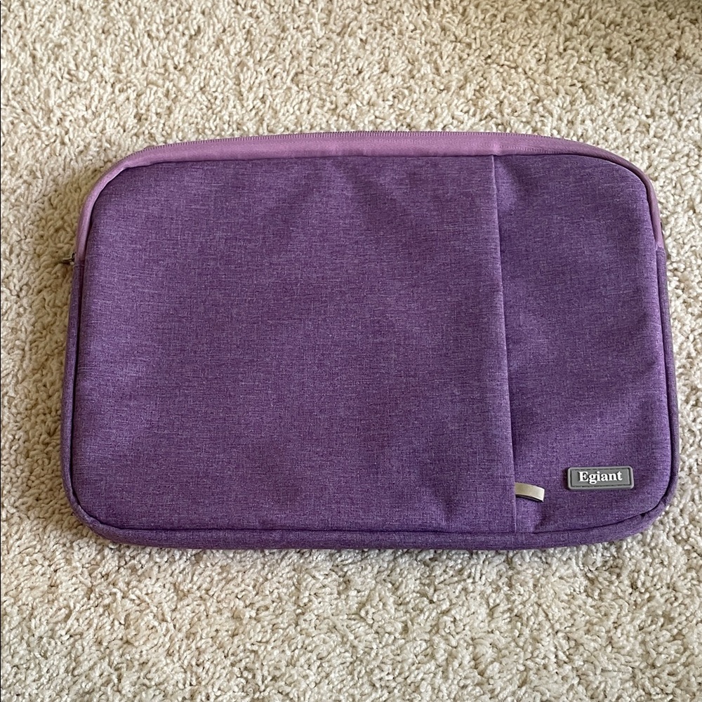 EGIANT Laptop Sleeve 15.6” Water-Repellent Protective Fabric Bag Purple